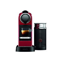 Krups Krups Nespresso CitiZ & Milk XN7615 - kaffemaskin med droppkaffebryggare - 19 bar - körsbär