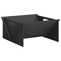 vidaXL Eldstad Svart 40 x 40 x 20 cm Stål