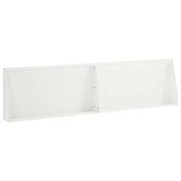 vidaXL Stödvägg 2 st 80 x 12 x 40 cm Stål Vit