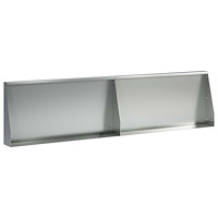 vidaXL Stödvägg 2 st 80 x 12 x 40 cm Galvaniserat stål Silver