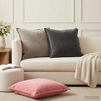 vidaXL Kudde med kudde HOUTEN 2 st Rosa Sammet