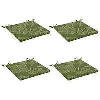 vidaXL 4-delade Sittdynor SOEST 4 st 100% Polyester Bladdesign