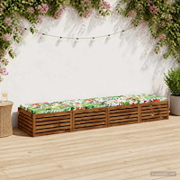 vidaXL 4-delade Sittdynor SOEST 4 st 100% Polyester Flerfärgsdesign