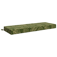vidaXL Sittkudde SOEST 100% Polyester Bladdesign 120 x 40 x 10 cm