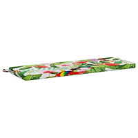 vidaXL Bänk kudde SOEST 100% Polyester Flerfärgsdesign 110 x 40 x 5 cm