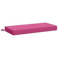 vidaXL Bänk kudde SOEST 100% Polyester Rosa 60 x 40 x 8 cm