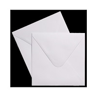 FOCUS Focus Envelope White 160x160 100g 50-pack