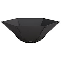 vidaXL Eldstad Svart 58,5 x 51,5 x 19,5 cm Stål