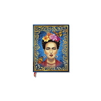 paperblanks The Colourful Portrait Midi Lined Hardcover Journal, 144pg, 120GSM by Paperblanks (Viva Frida) (inbunden, eng)