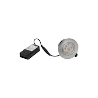 Nordtronic NORDTRONIC Low Profile Flexible G2 6W 3000K borstat ALU rund...