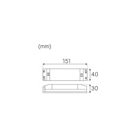 Solar Plus DC-transformator för 24V LED-ljuskällor, en utgång, belastni...