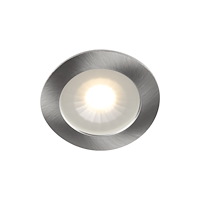 Solar Plus LED-minidownlight 1202 12 V, borstat stål, 2700 K, 290 lm, 7...