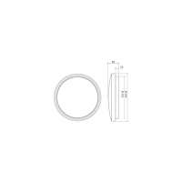 Solar Plus Upload G2 Ø250 12W 1500LM Dipswitch Indstillelig Kelvin Opal...
