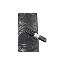 Solar Plus LDPE svart återvunnen plast 55 my, 110 L avfallspåsar, 70 x...