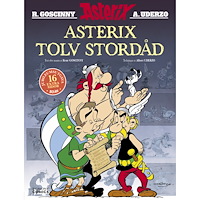 Rene Goscinny Asterix tolv stordåd (bok, kartonnage)