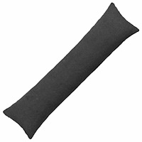 vidaXL Kuddöverdrag HEERLEN Mörkgrå 40 x 145 cm Bouclé