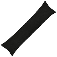 vidaXL Kuddöverdrag HEERLEN Svart 40 x 145 cm Bouclé