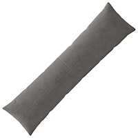 vidaXL Kuddöverdrag ALMELO Mörkgrå 40 x 145 cm manchester