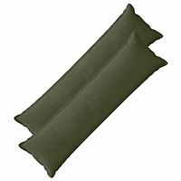 vidaXL Kuddöverdrag 2 st HOUTEN Grön 40 x 145 cm manchester