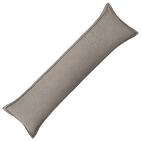 vidaXL Kuddöverdrag HOUTEN Ljusgrå 40 x 145 cm Bouclé