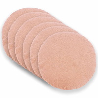 vidaXL Kuddöverdrag 6 st HEERLEN Rosa Ø 30 cm Bouclé