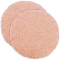 vidaXL Kuddöverdrag 2 st HEERLEN Rosa Ø 40 cm Bouclé