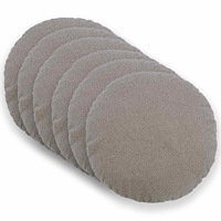 vidaXL Kuddöverdrag 6 st HEERLEN Ljusgrå Ø 50 cm Bouclé