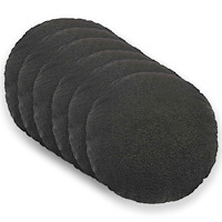 vidaXL Kuddöverdrag 6 st HEERLEN Mörkgrå Ø 50 cm Bouclé