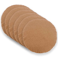 vidaXL Kuddöverdrag 6 st HEERLEN Beige Ø 50 cm Bouclé