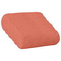 vidaXL Kuddöverdrag 6 st HEERLEN Röd orange Ø 15 x 40 cm manchester