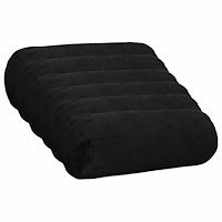 vidaXL Kuddöverdrag 6 st HEERLEN Svart Ø 15 x 40 cm Flanell