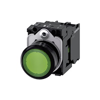 Siemens Siemens 3SU1102-0AB40-1BA0, IP67, IP69K, 2,23 cm, 50 mm, 100...