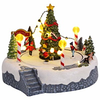 vidaXL Julby dekoration 22 x 21,5 x 17 cm Plast Flerfärgsdesign