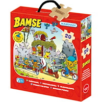 Egmont Kärnan Askpussel 20 bitar - Bamse Cyklar