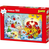 Egmont Kärnan Pappussel 100 bitar - Bamse julpussel