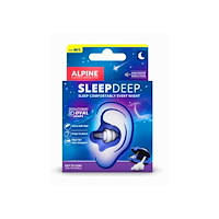 ALPINE Alpine SleepDeep, Återanvändbara öronproppar, Sömn, Vanlig,...