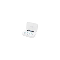 Manhattan Manhattan Sound Science Bluetooth In-Ear Headphones (Clearance Pricing), White, Microphone, Integrated Controls, Sweatpr...