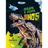 Tukan Förlag Skrapa & skapa. Dinos (bok, spiral)