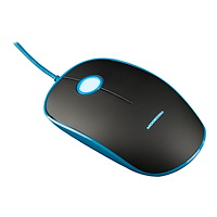 MODECOM ModeCom MC-M111 - mus - USB - svart, blå