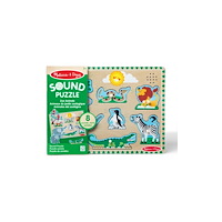 Melissa & Doug Melissa & Doug MPZ WPZ Zoo Animals Sound Pzl GML, 8 styck, D...