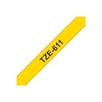 Brother Brother TZ611 - bandlaminat - Rulle (0,6 cm x 8 m)