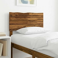 vidaXL Sänggavel med levande kant ROSTOCK Naturlig 90 cm