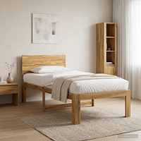 vidaXL Enkel Sängram med Huvudgavel ROSTOCK Vit 75 x 190 cm
