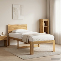 vidaXL Enkel Sängram med Huvudgavel ROSTOCK Vit 90 x 190 cm