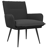 vidaXL Fåtölj Mörkgrå Bouclé