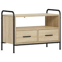 vidaXL TV-skåp 67,5 x 33 x 50 cm Sonoma-ek Konstruerat trä