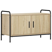 vidaXL TV-skåp 79,5 x 33 x 50 cm Sonoma-ek Konstruerat trä