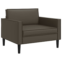vidaXL XL Fåtölj Brun Konstläder