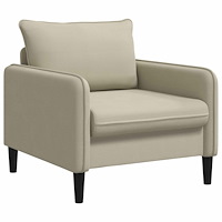 vidaXL XL Fåtölj Sand Sammet