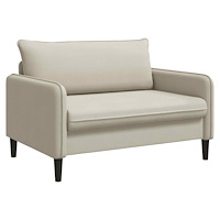 vidaXL XXL Fåtölj Beige Sammet